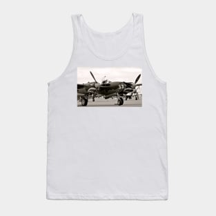 P-52 Lightning WW II Warbird Fighter Plane Tank Top